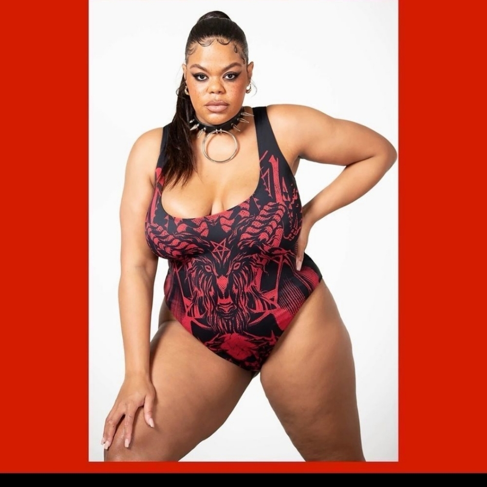 Killstar one piece bathing suit